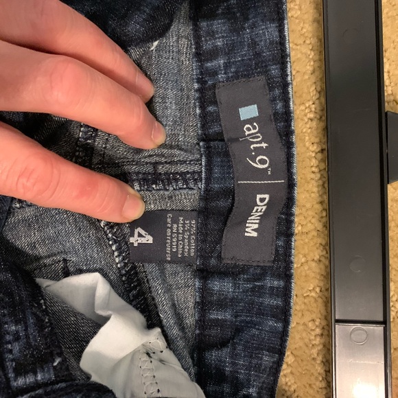 EUC Apt 9 Stone Washed Denim Shorts - Picture 7 of 11